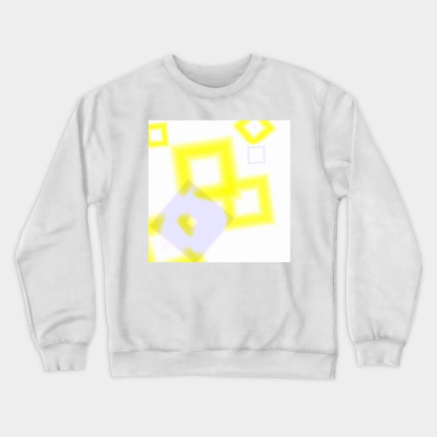 yellow white circular abstract texture Crewneck Sweatshirt by Artistic_st